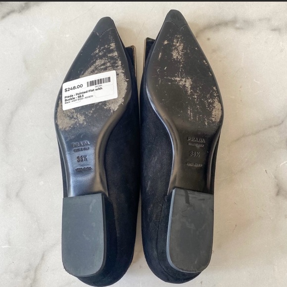 Prada • Pointed Flat with Buckle • 38.5 - Picture 6 of 6